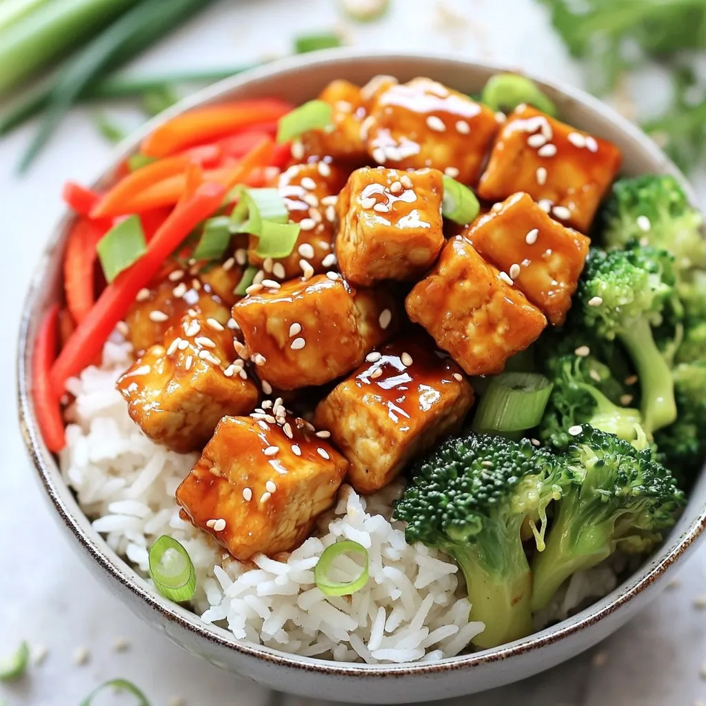 Crispy Tofu Teriyaki Bowls Flavorful and Easy Recipe