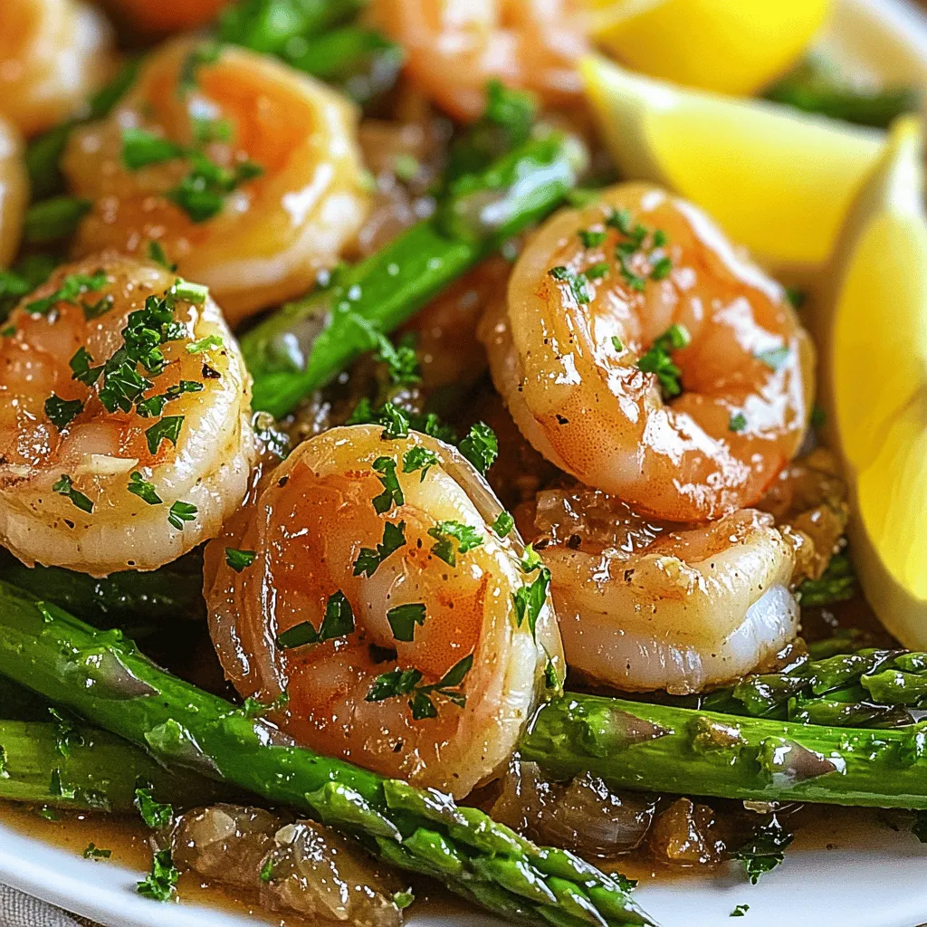 Garlic Butter Shrimp and Asparagus Savory Delight