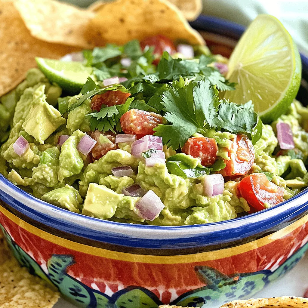 Classic Guacamole Recipe Simple and Flavorful Dish