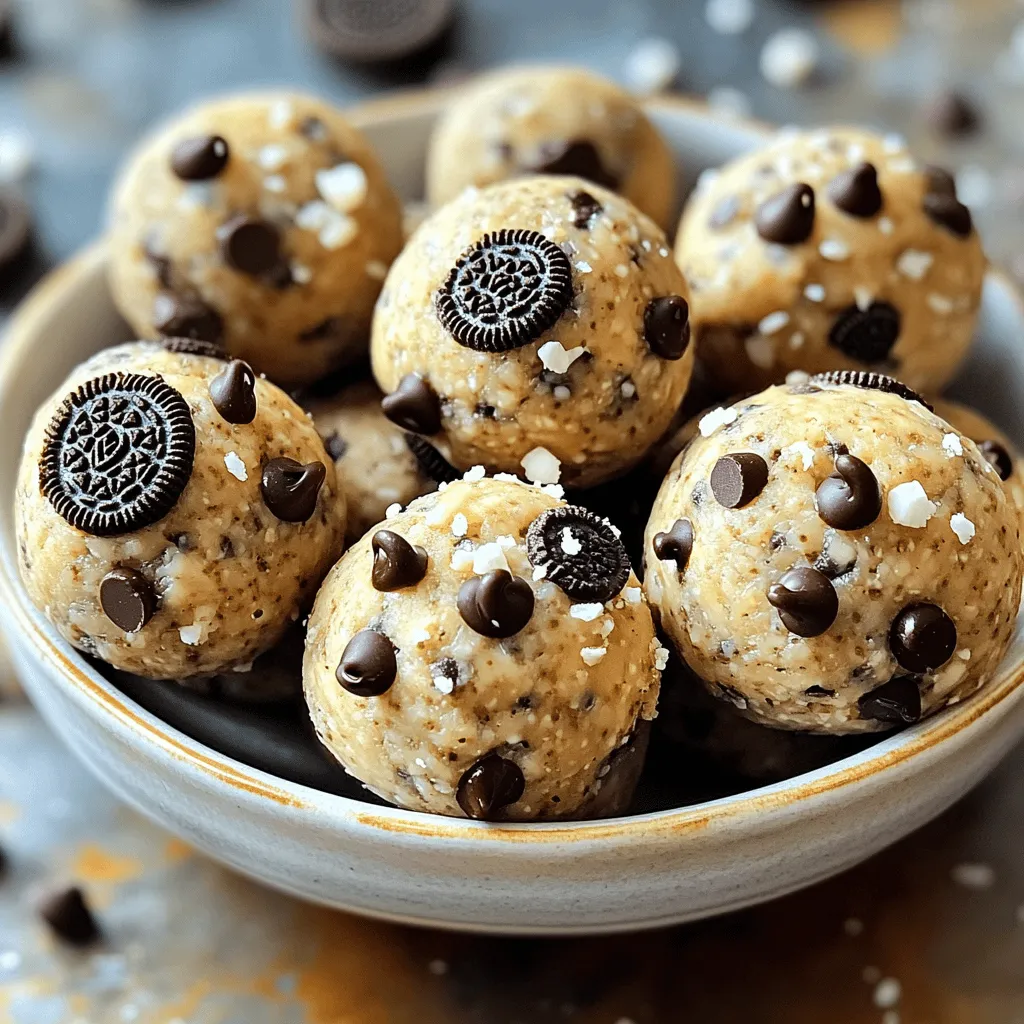 Oreo protein balls are tasty, no-bake treats that you can easily make at home. They mix the classic flavor of Oreos with the nutrition of protein powder. This fun snack is perfect for kids and adults alike.