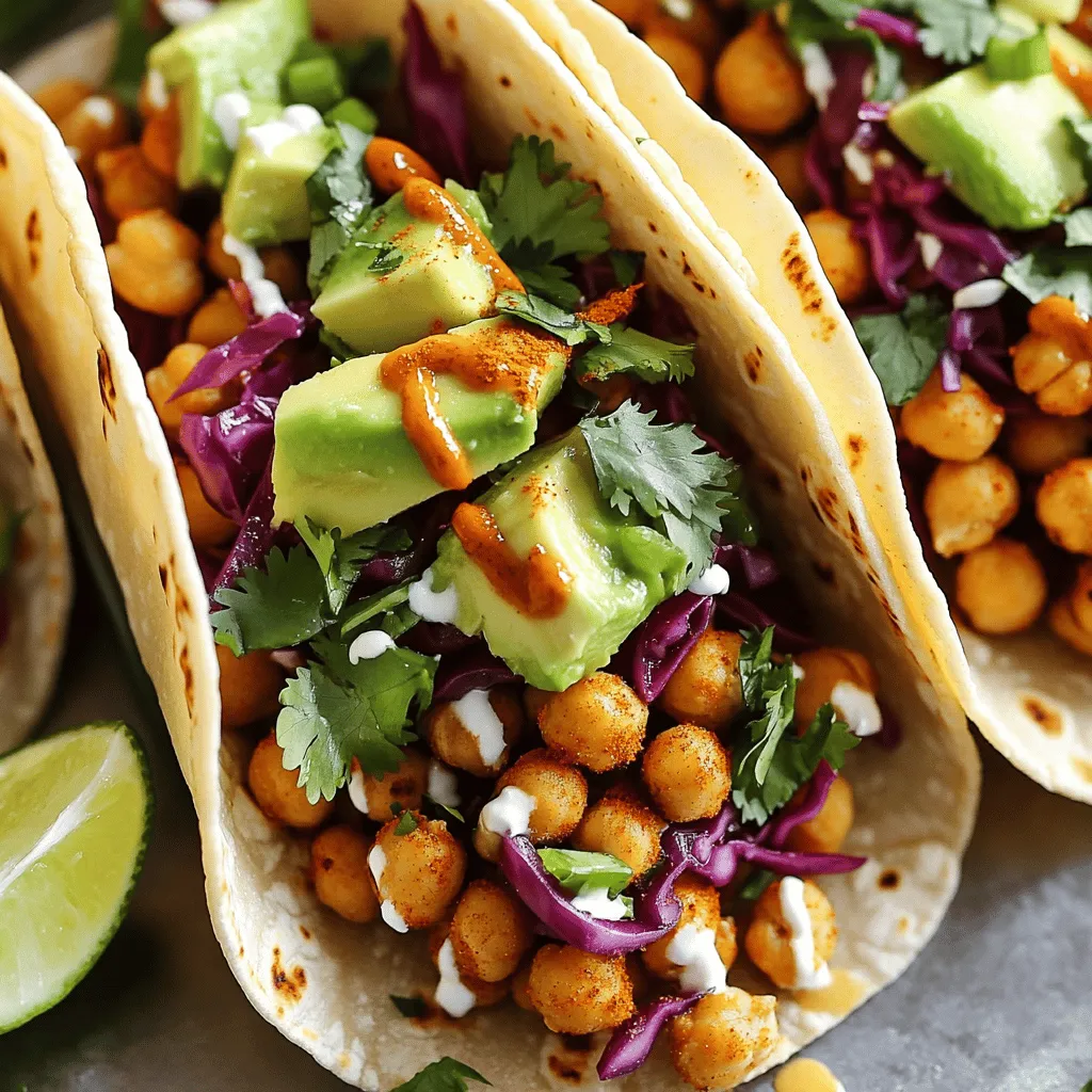 Spicy Chickpea Tacos Flavorful and Easy Recipe