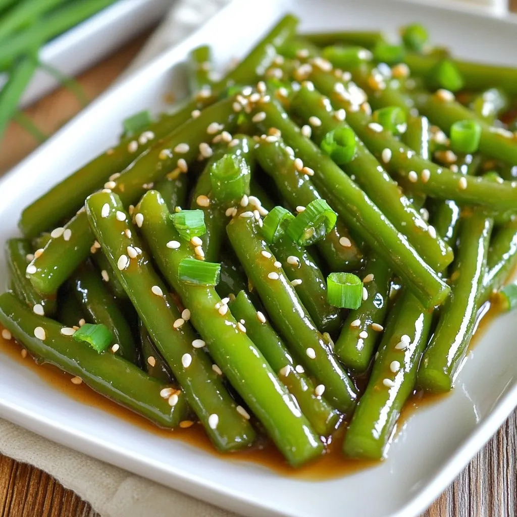 Honey Garlic Green Beans Flavorful and Easy Recipe