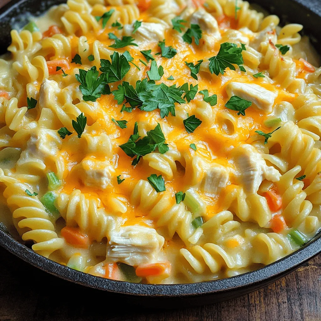 How to Make Skillet Chicken Noodle Casserole Simply?