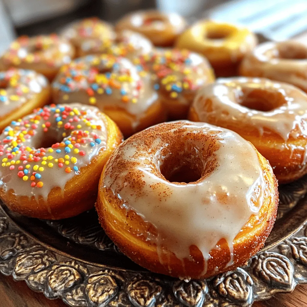 To make buttery cinnamon roll doughnuts, you first need the right ingredients. You will need 2 cups of all-purpose flour, 1/2 cup of granulated sugar, and 1/2 teaspoon of salt. You’ll also need 2 teaspoons of instant yeast, 1/2 cup of warmed whole milk, 1/4 cup of melted unsalted butter, and 1 large egg. For the filling, gather 1 tablespoon of ground cinnamon and 1/4 cup of packed brown sugar. Finally, have vegetable oil ready for frying and powdered sugar, milk, and vanilla extract for the glaze.