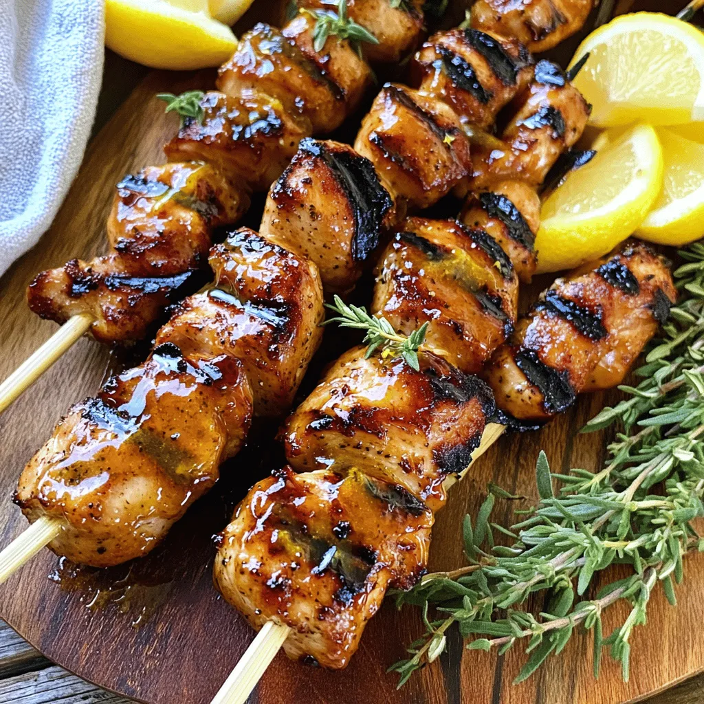 Honey Mustard Chicken Skewers Tasty and Easy Recipe