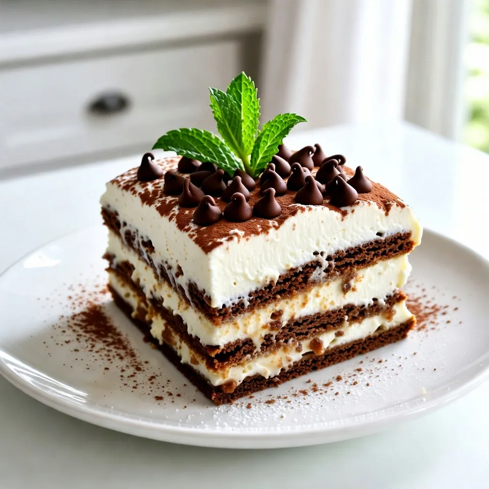Mocha Chip Icebox Cake Delightful No-Bake Treat