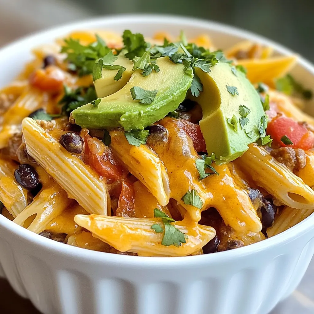 Cheesy Taco Pasta Simple and Flavorful Dinner Dish