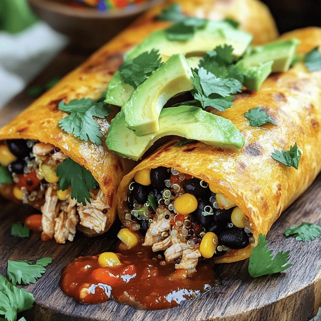Air fryer Southwest chicken burritos are tasty, easy dinner recipes. They mix bold flavors with healthy ingredients. You will love how quick they are to make. The air fryer gives them a crispy outer layer while keeping the inside warm and soft.