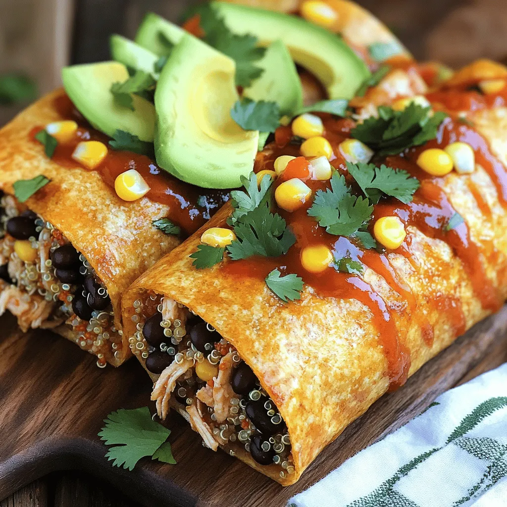 Air Fryer Southwest Chicken Burritos Tasty Dinner Idea