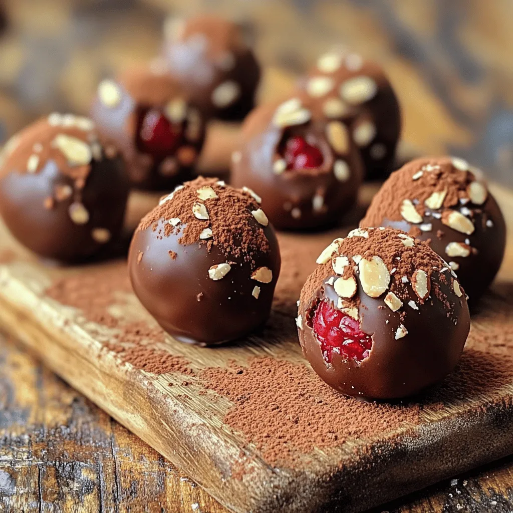 Dark Chocolate Raspberry Truffles Irresistible Treats
