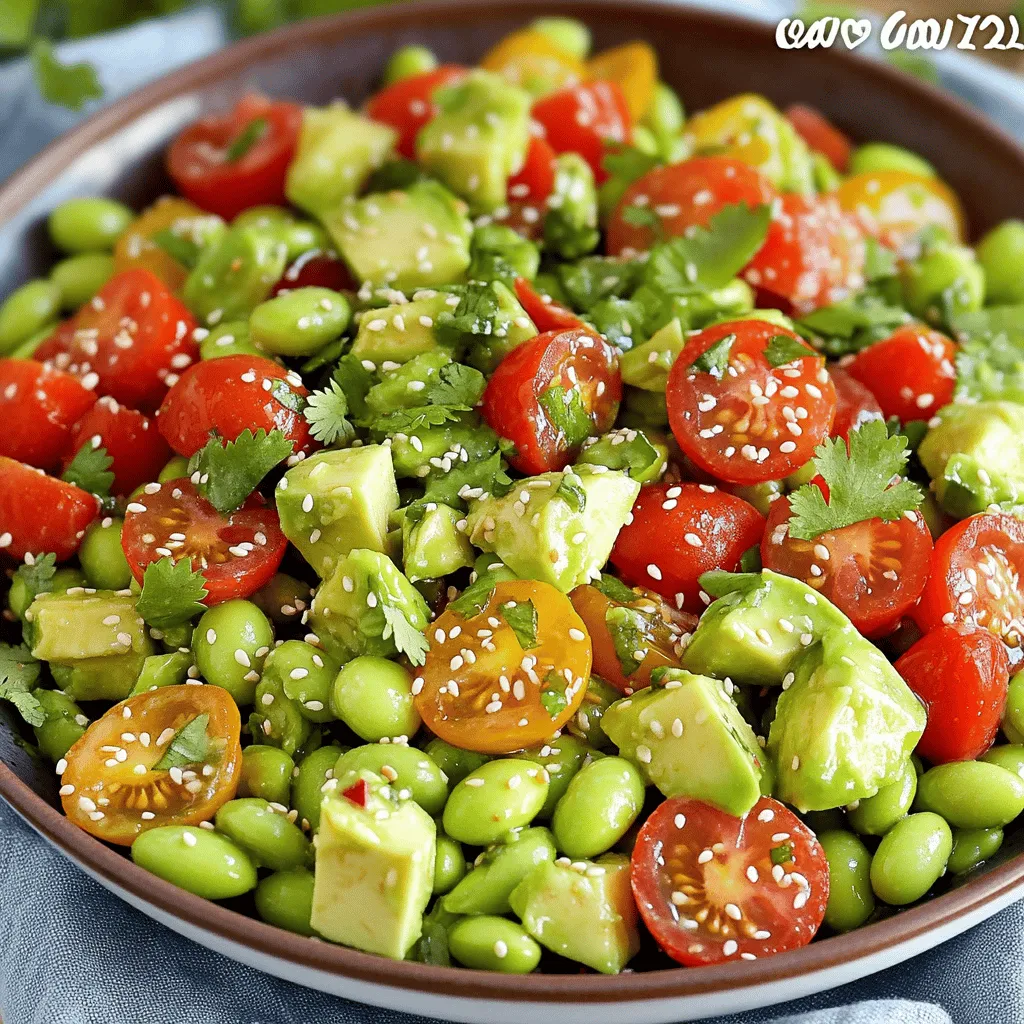 Asian Edamame Salad Fresh and Flavorful Delight