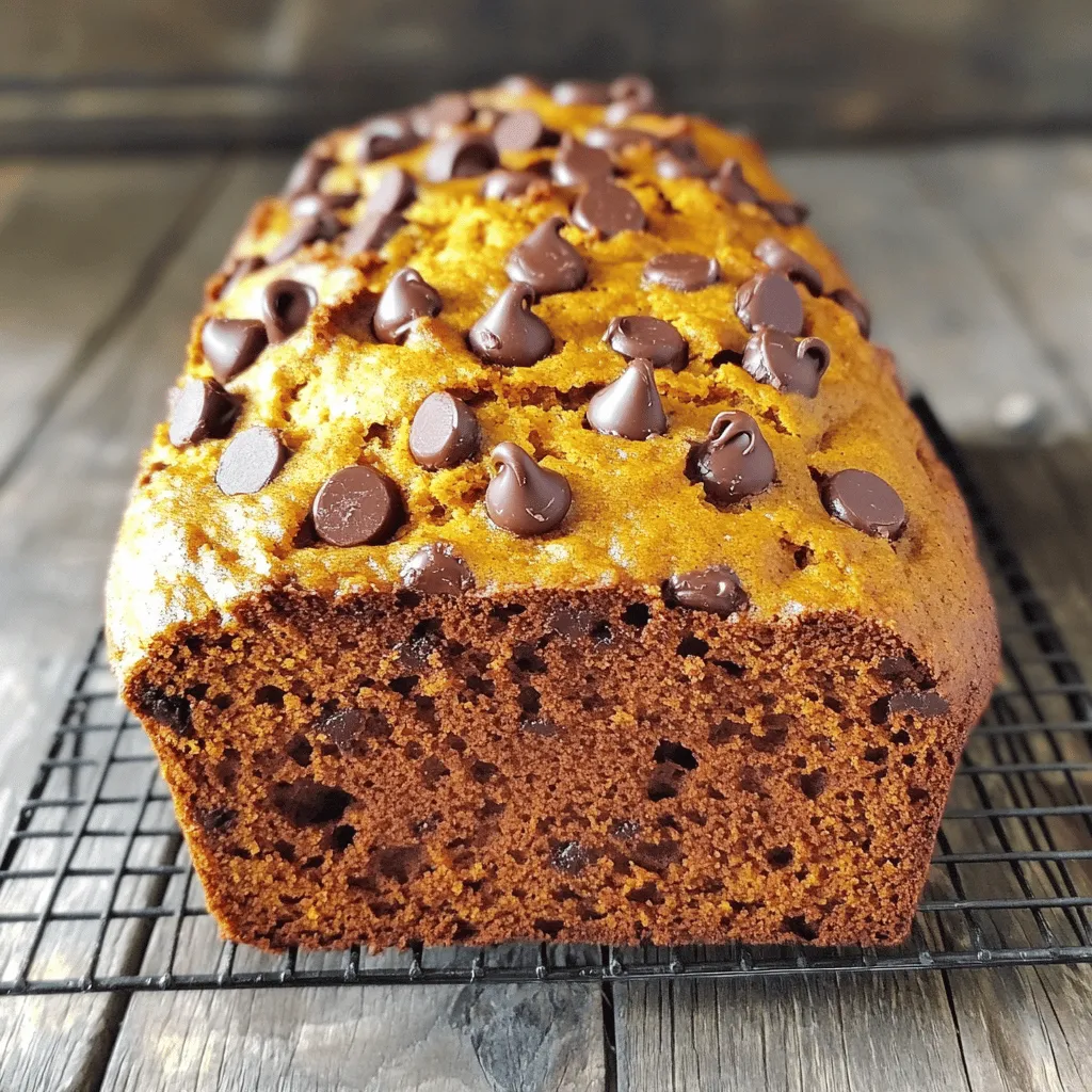 Pumpkin Chocolate Chip Bread Irresistible Treat Recipe