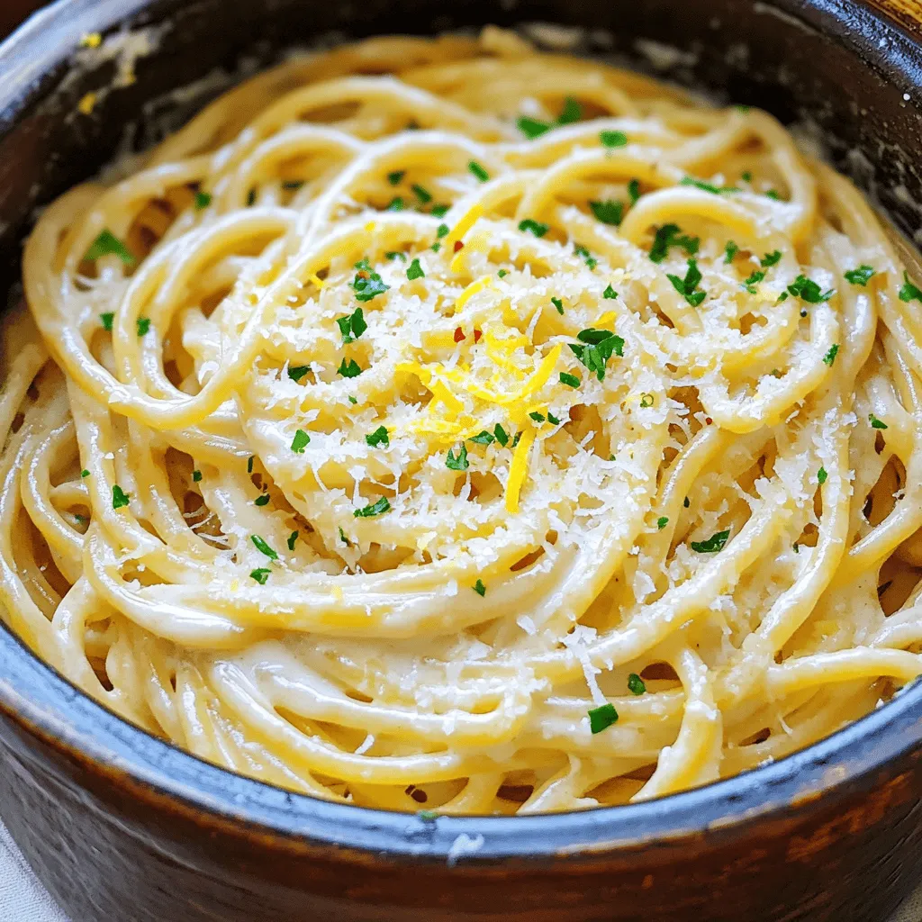 One-Pot Lemon Garlic Parmesan Pasta Delight
