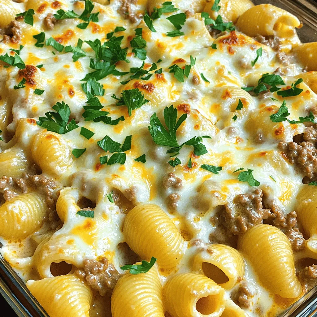 Creamy Beef and Shells Comforting Family Dinner