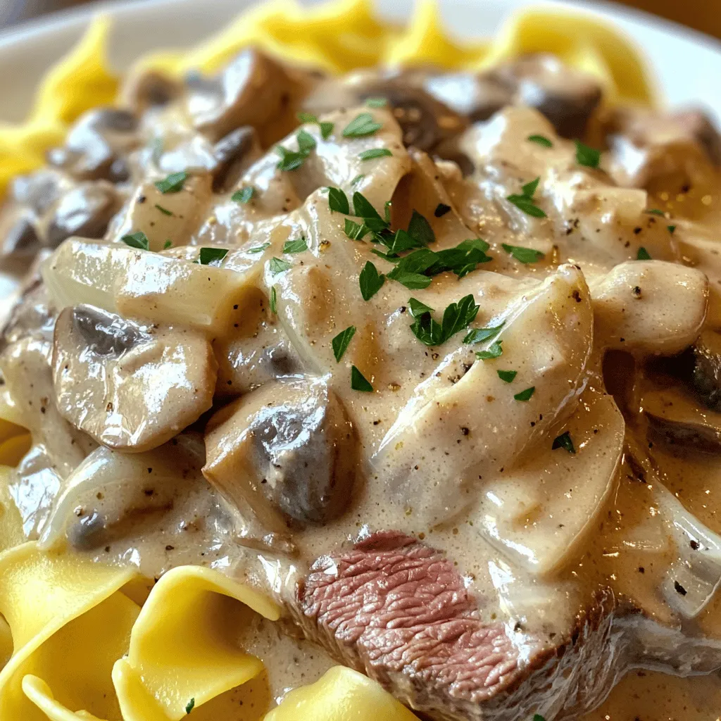 Classic Beef Stroganoff Flavorful Comfort Dish