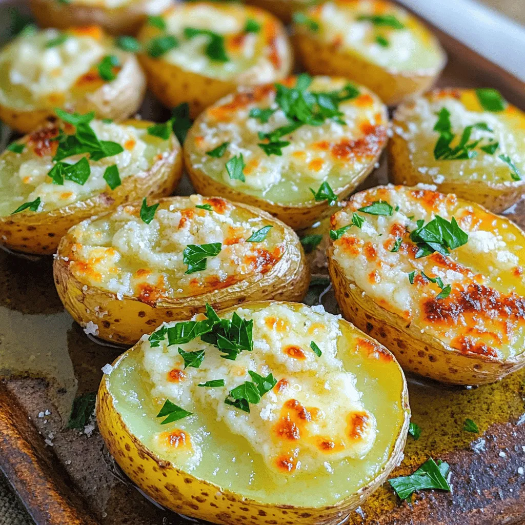 Garlic Parmesan Roasted Potatoes Perfectly Crispy Treat