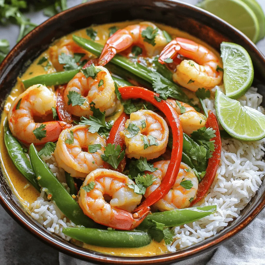 Coconut shrimp curry is a simple dish full of flavor. To make it, you need key shrimp curry ingredients. Here’s what you will need: