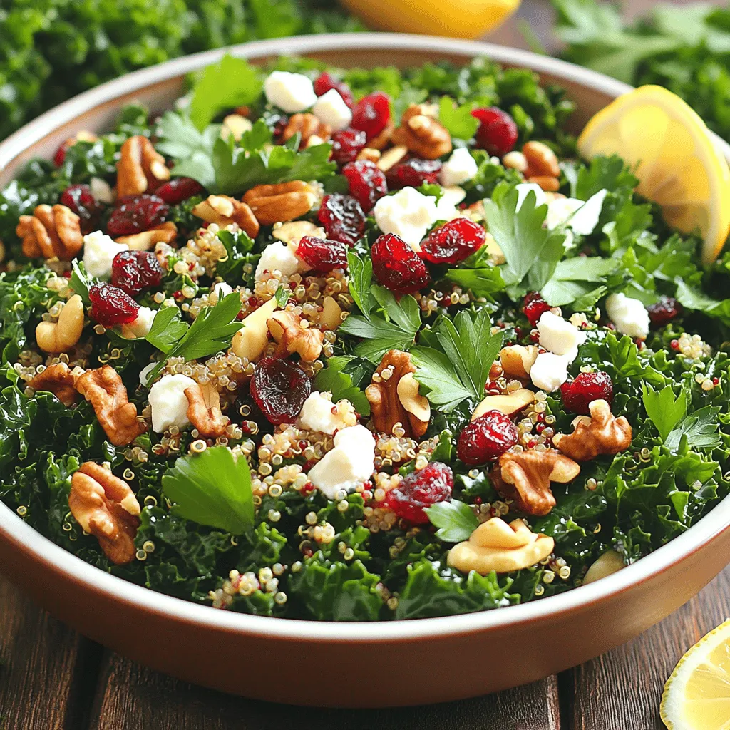 Nourishing Quinoa Cranberry Kale Salad Recipe Guide