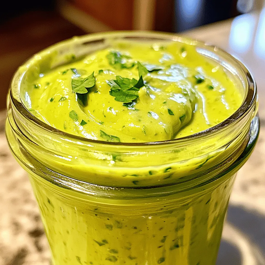 Creamy Avocado Dressing Flavorful and Versatile Sauce