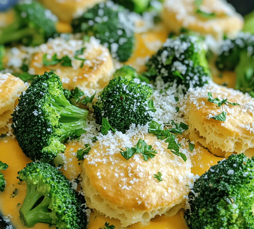 The biscuit broccoli cheddar casserole recipe blends simple yet powerful flavors. Let’s dive into the main ingredients that make this dish shine.