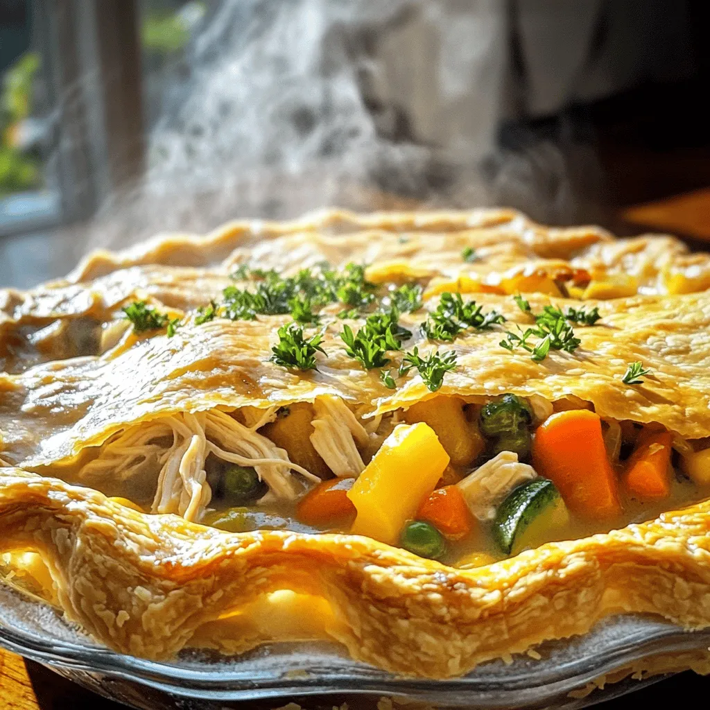 Easy Chicken Pot Pie Flavorful Comfort in Minutes