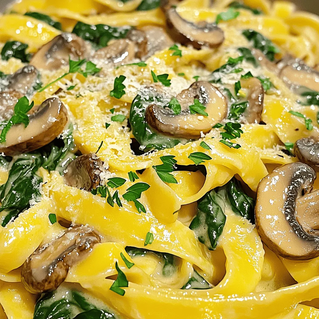 Creamy Bacon Mushroom Pasta Comforting and Rich Dish