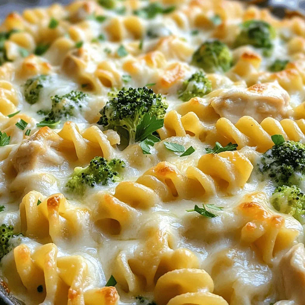 Easy Chicken Alfredo Bake Creamy and Comforting Dish