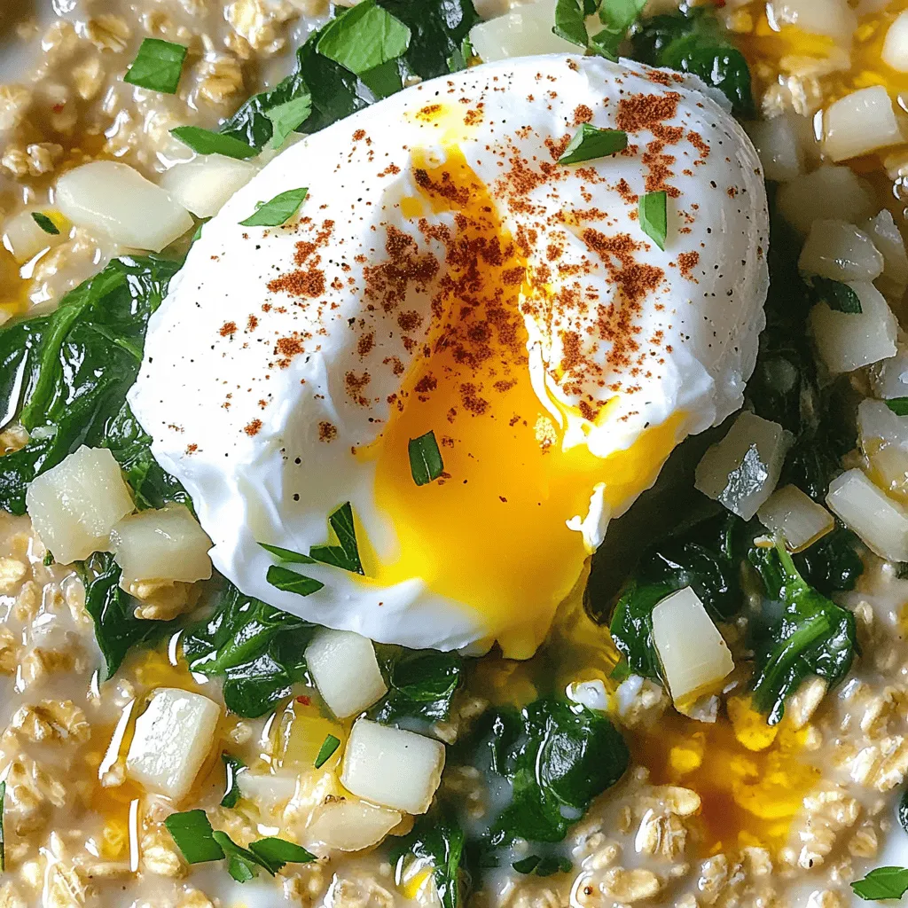Savory Oatmeal with Eggs Flavorful and Comforting Dish
