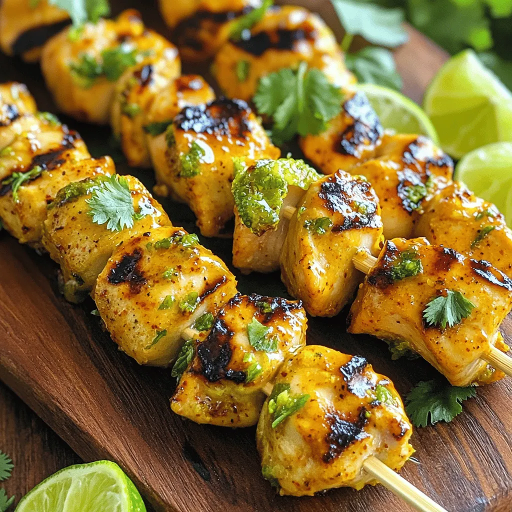 Chili Lime Chicken Skewers Flavorful Grilling Delight