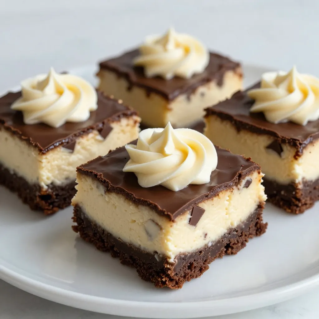 Mocha Cheesecake Brownies Rich and Indulgent Treat