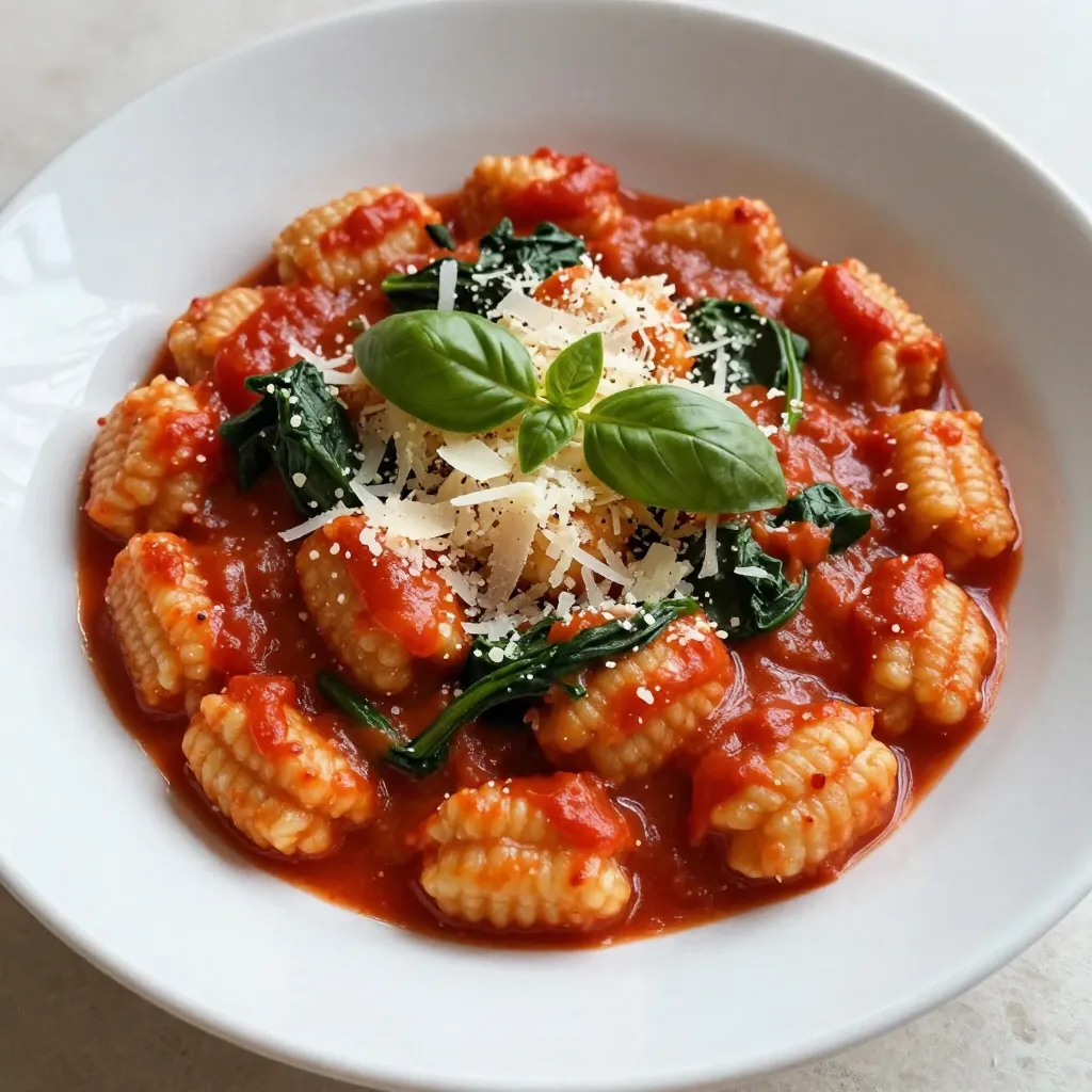 Creamy Tomato Spinach Gnocchi Delightful Dinner Idea