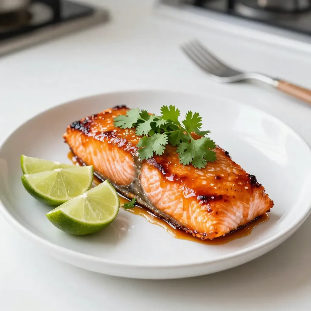 Sriracha Honey Glazed Salmon Tasty and Simple Meal
