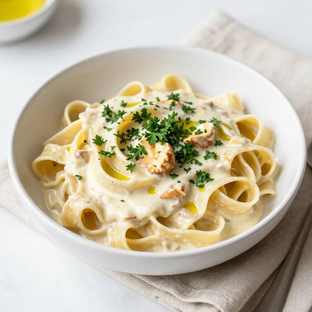 Vegan Cashew Alfredo Creamy Comfort Dish