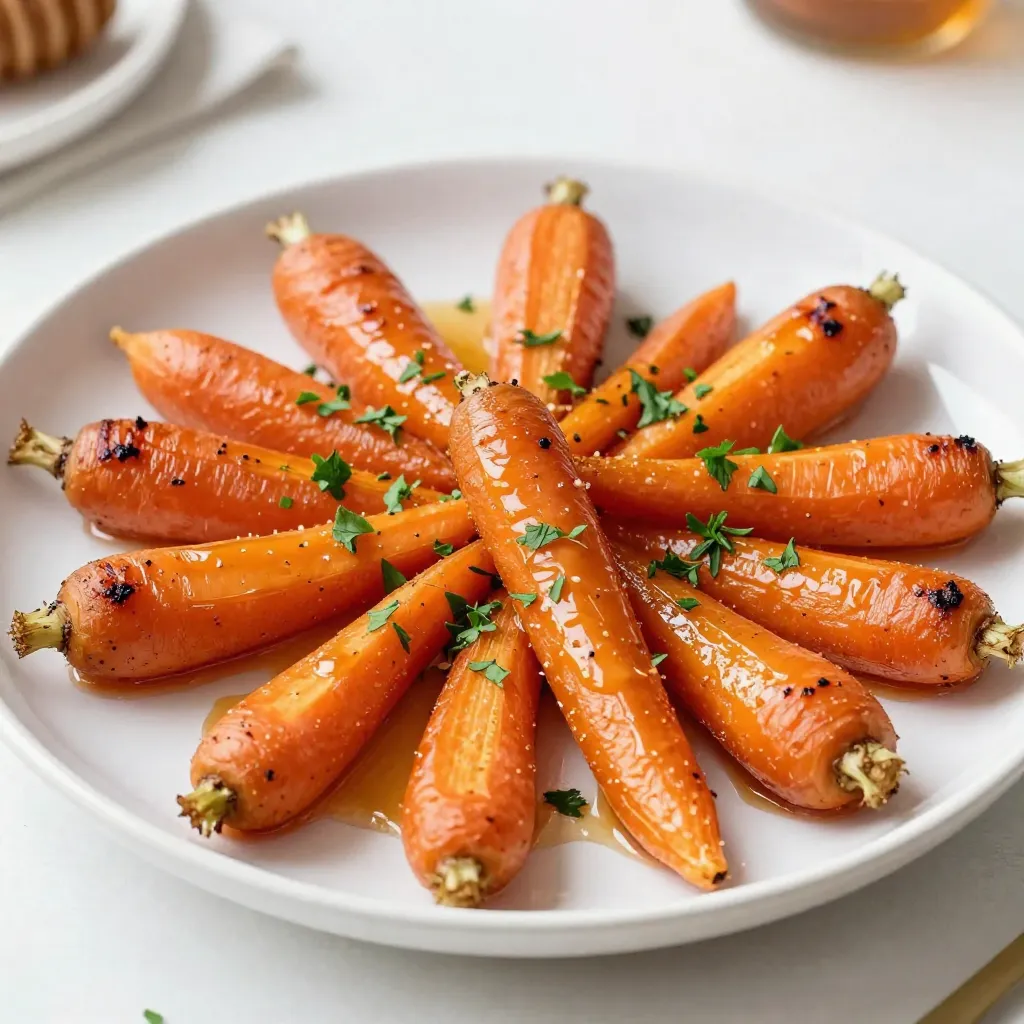 Honey Garlic Roasted Carrots Flavorful Side Delight