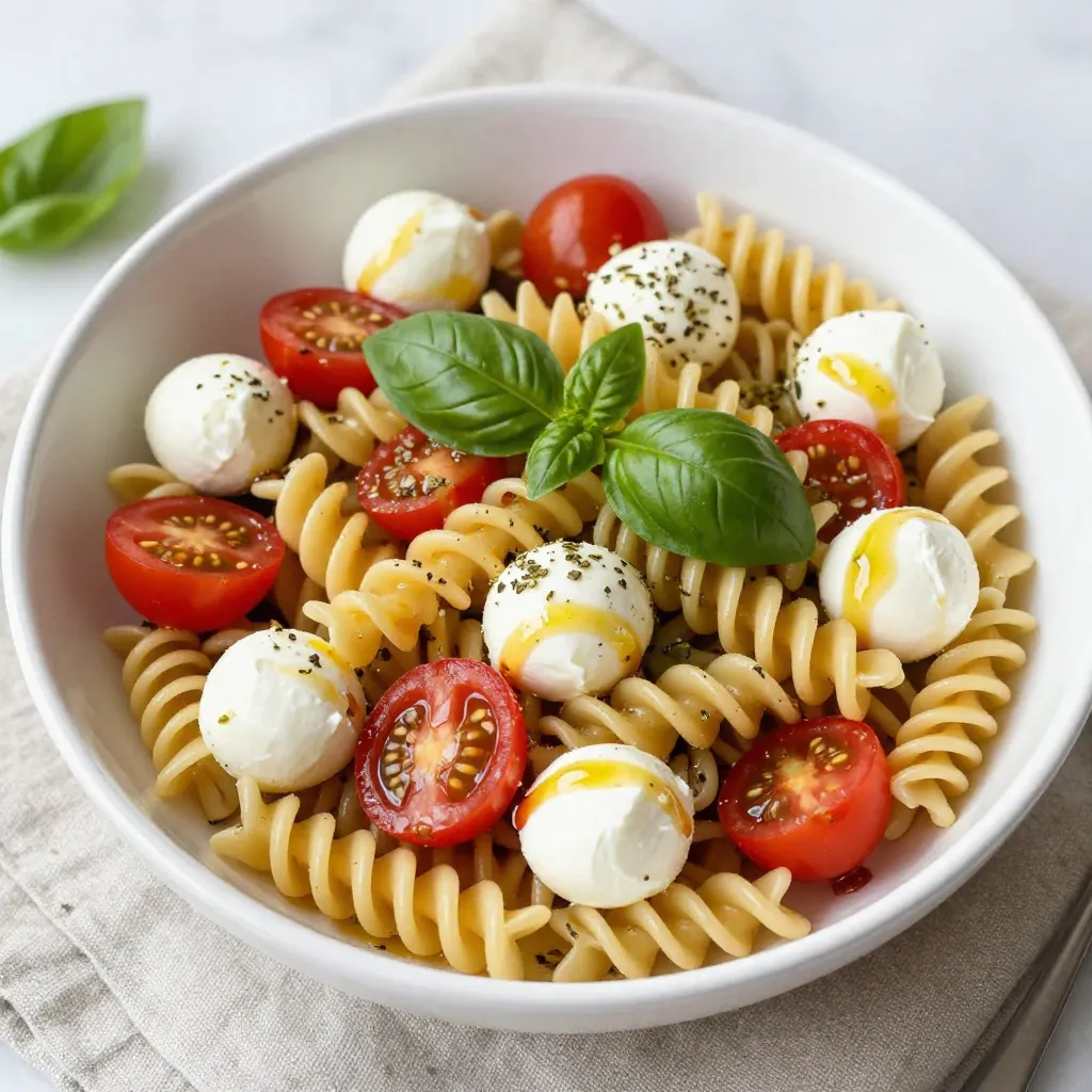 Caprese Pasta Salad Fresh and Flavorful Delight