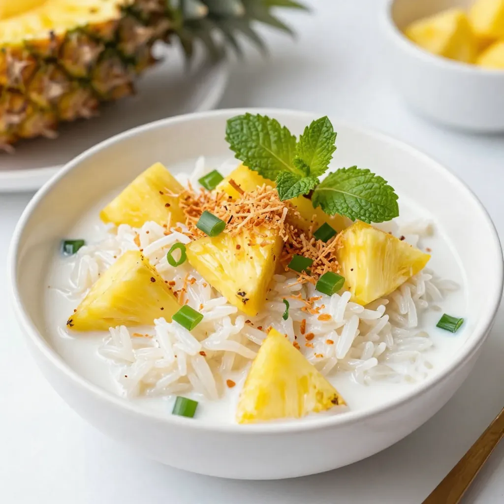 Pineapple Coconut Rice Flavorful Tropical Delight