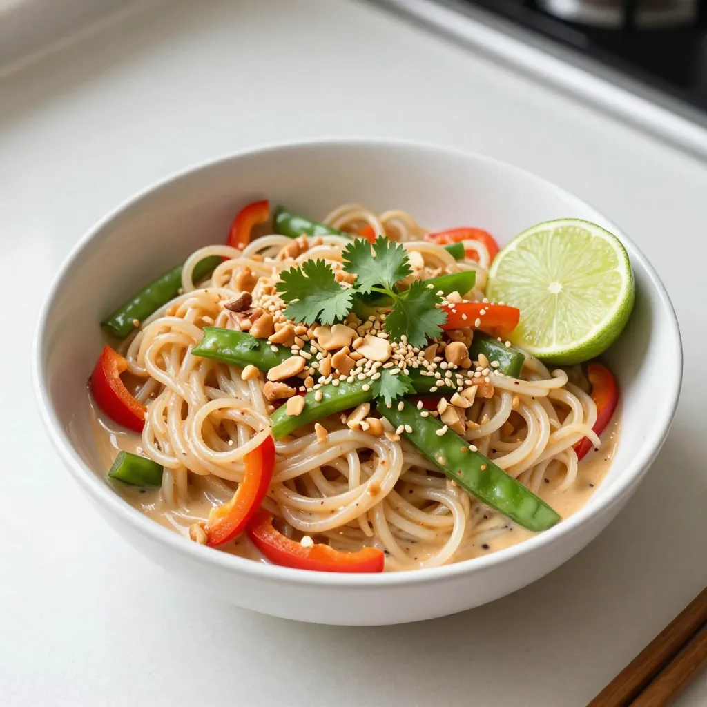 Spicy Thai Peanut Noodles Flavorful and Quick Recipe