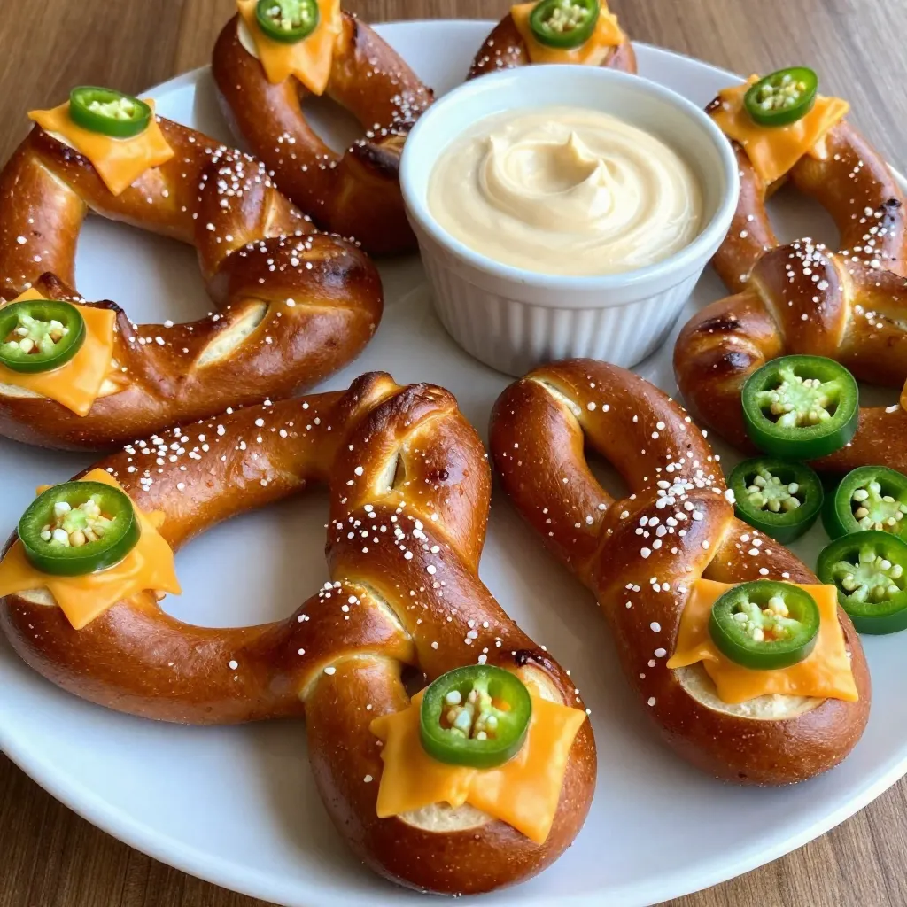 Jalapeño Cheddar Soft Pretzels Flavorful and Fun Snack