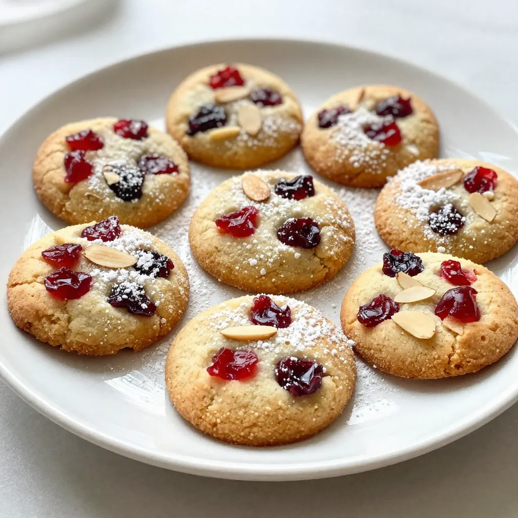 Cherry Almond Shortbread Flavorful Cookie Delight