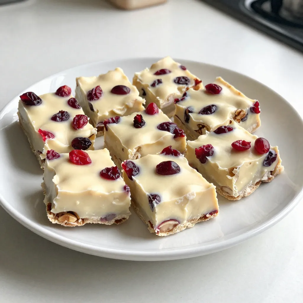 White Chocolate Cranberry Fudge Easy and Delicious Treat