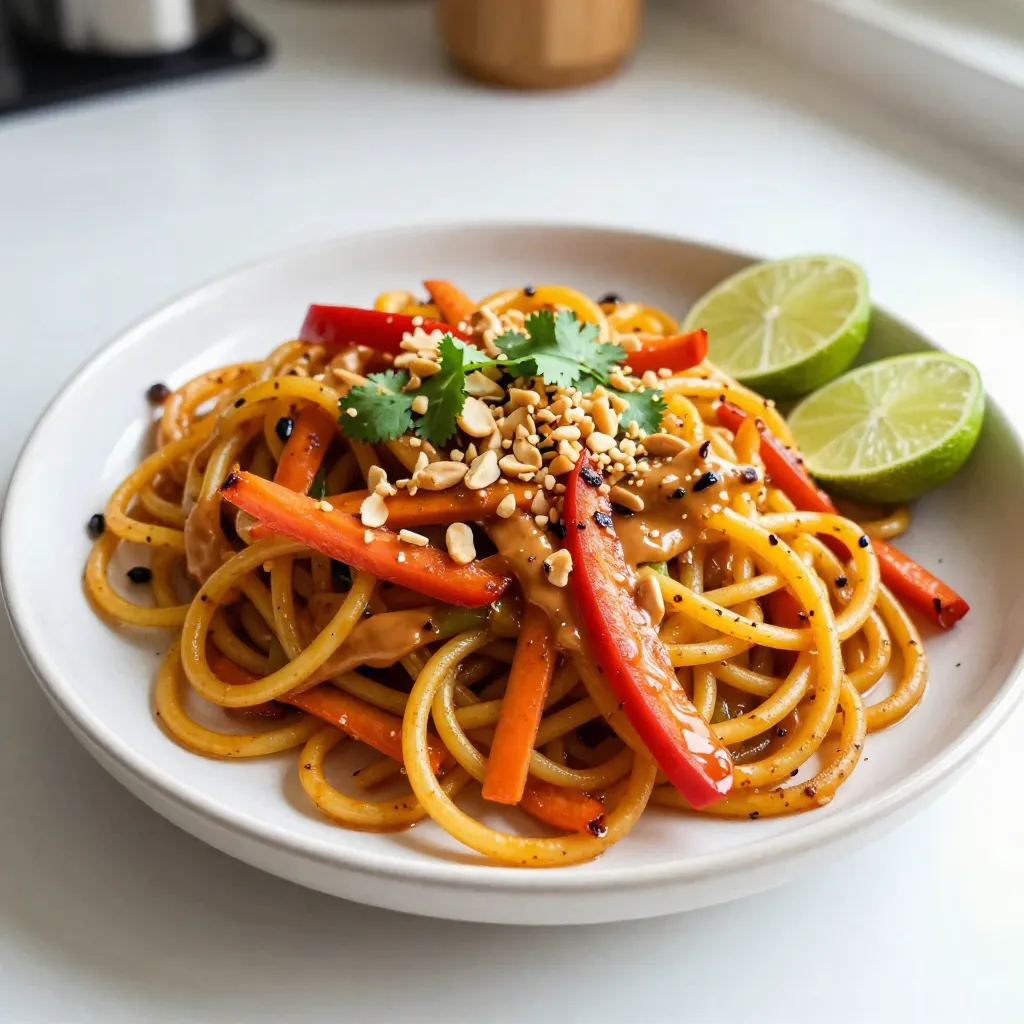 Spaghetti Squash Pad Thai Flavorful Easy Recipe