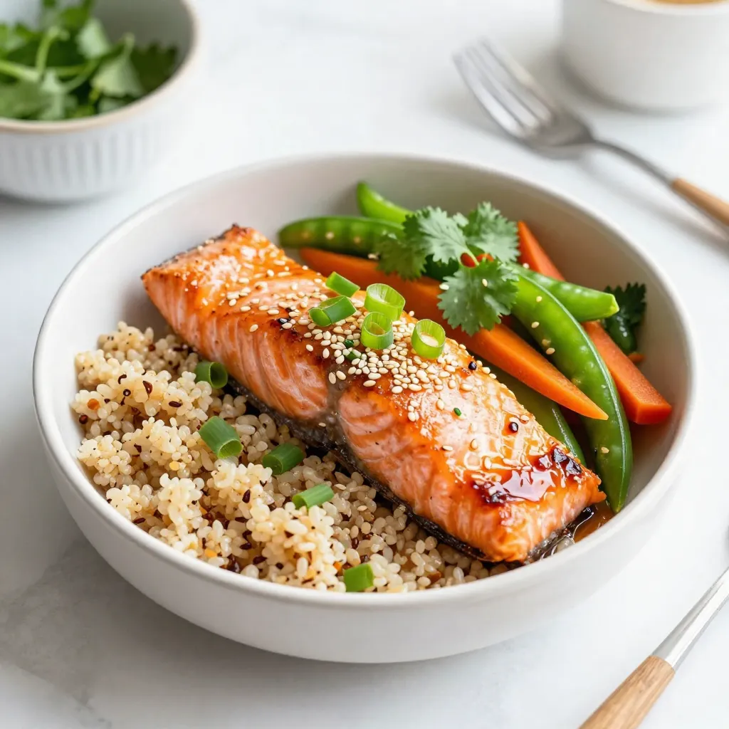 Sesame Ginger Salmon Bowls Flavorful and Easy Recipe