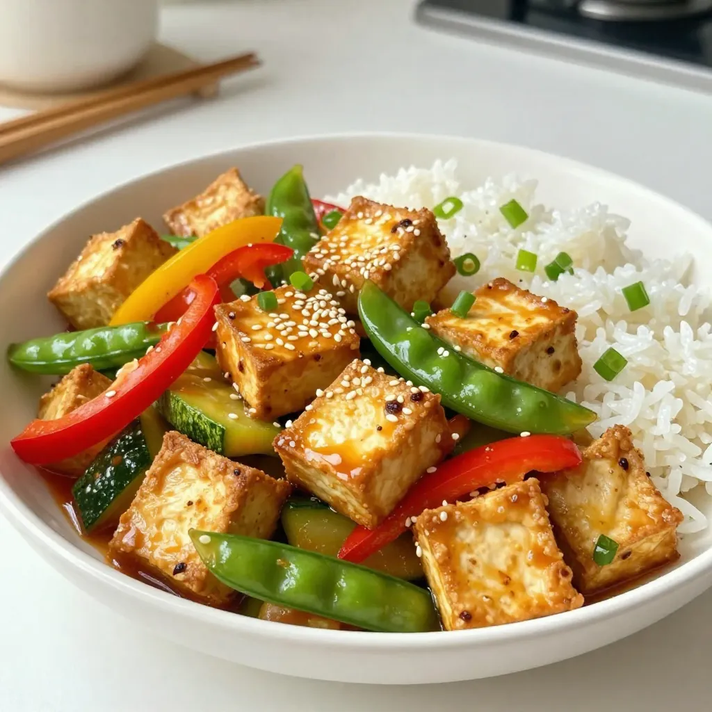 Sweet Chili Tofu Stir-Fry Healthy and Simple Meal