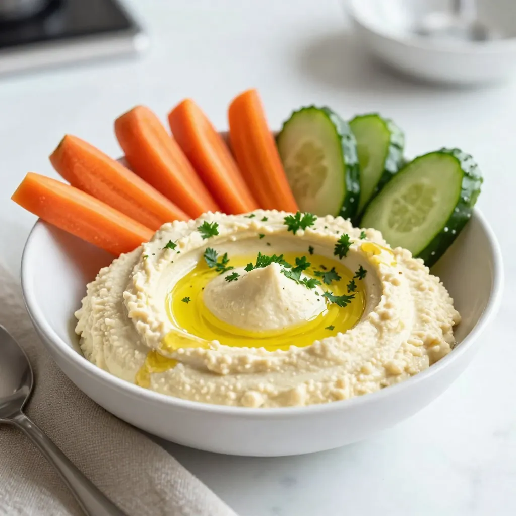 Lemon Garlic Hummus Delightful and Easy Recipe