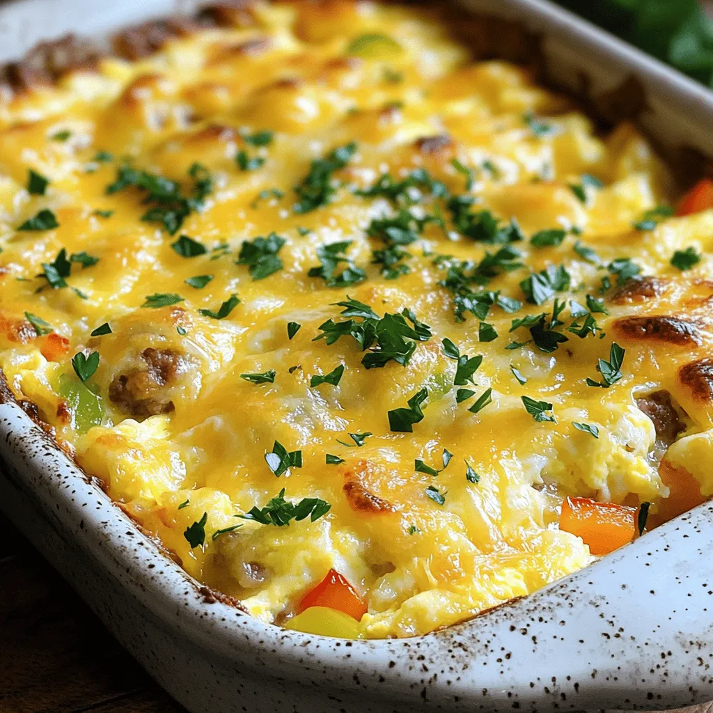 Sausage and Egg Breakfast Casserole Simple and Tasty
