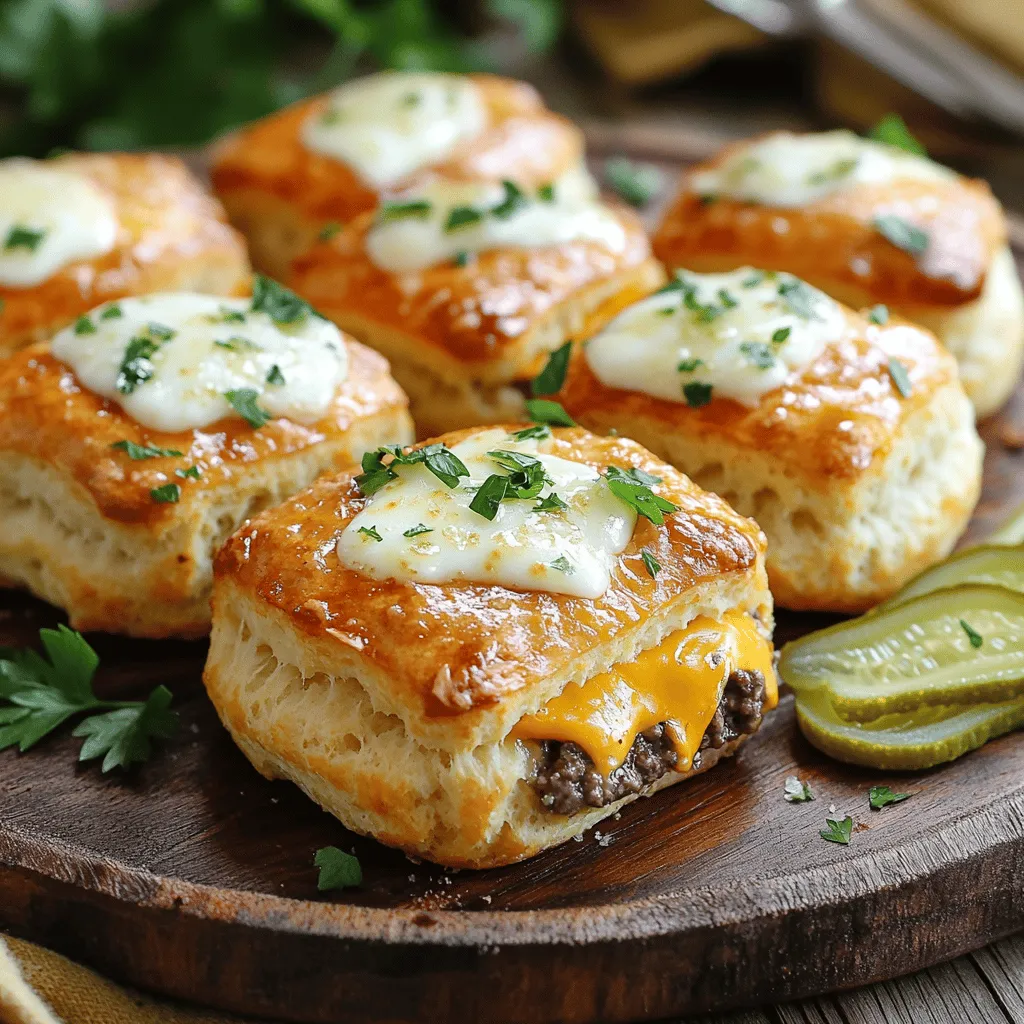 Garlic Parmesan cheeseburger bombs are tasty bites filled with beef and cheese. They are easy to make and perfect for parties or family dinners. Each bomb has a soft dough that wraps around savory filling. When you bite into them, you get a burst of flavor.