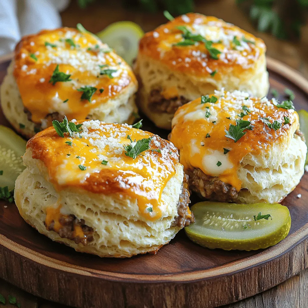 Garlic Parmesan Cheeseburger Bombs Irresistible Recipe