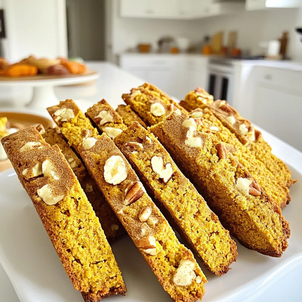 Pumpkin Spice Biscotti Irresistible Fall Treat