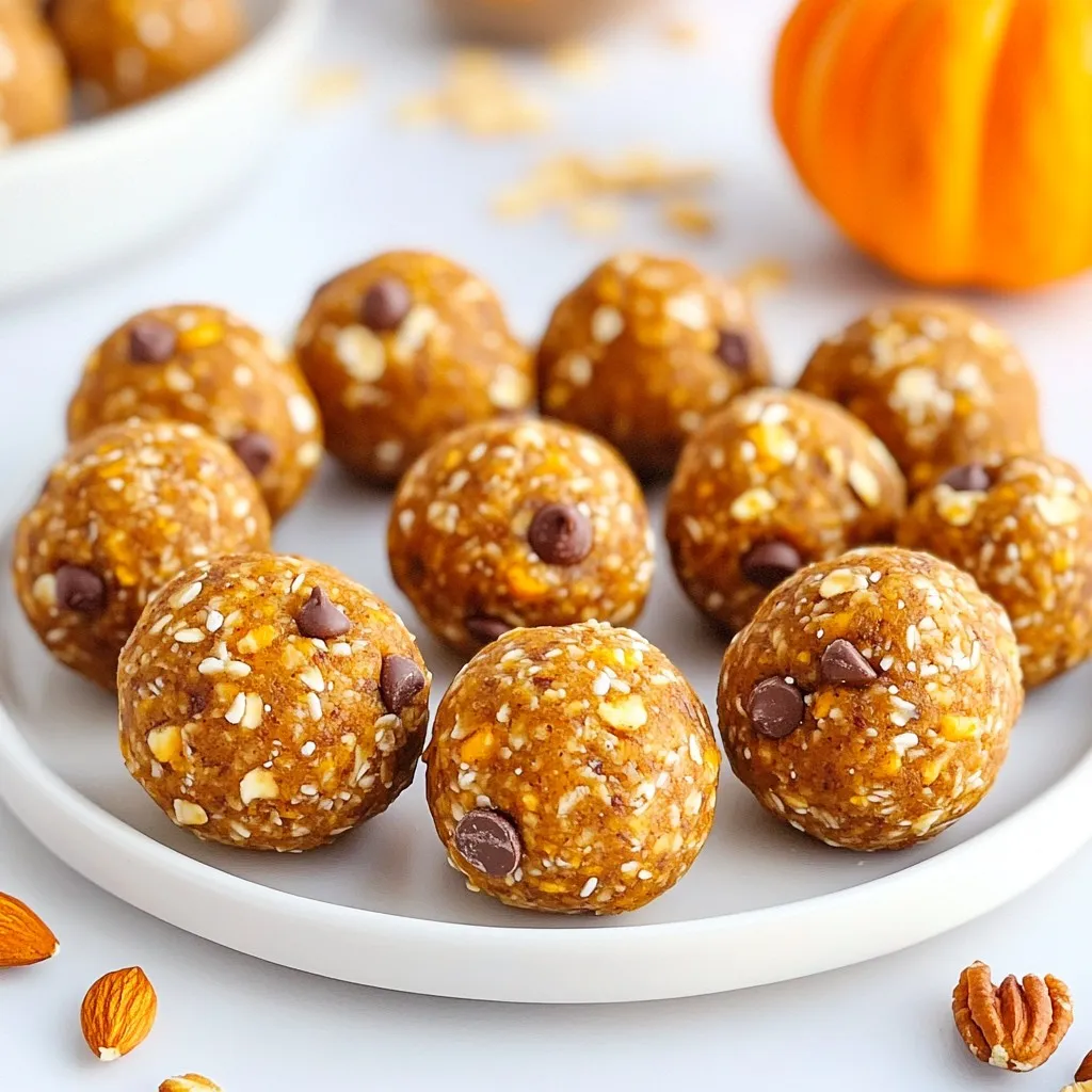 Pumpkin Pie Energy Balls Tasty and Nutritious Snack