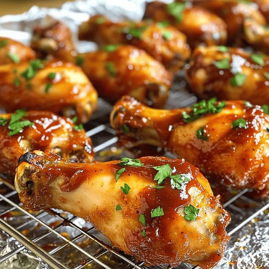 Baked BBQ Chicken Drumsticks Flavorful Oven Recipe
